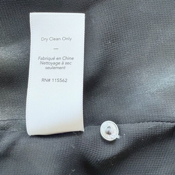 Elizabeth & James 100% Silk Hiromi Bell Sleeve Shift Dress Indigo Blue Shibori - Picture 7 of 11